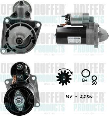 Hoffer H5010046G - Démarreur cwaw.fr