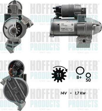 Hoffer H5010889G - Démarreur cwaw.fr