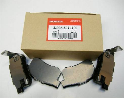 Honda 43022SCVA00 - Kit de plaquettes de frein, frein à disque cwaw.fr