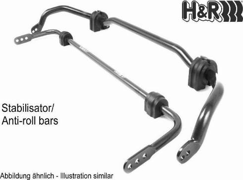 H&R 33741-2 - Stabilisateur, chassis cwaw.fr