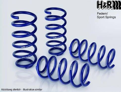 H&R 28764-1 - Jeu de suspensions, ressorts cwaw.fr