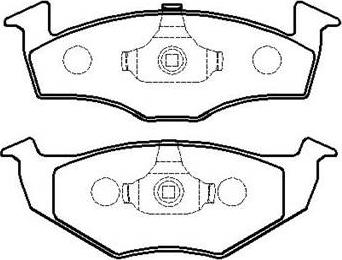 BENDIX 571939 - Kit de plaquettes de frein, frein à disque cwaw.fr