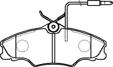 HSB Gold HP9421 - Kit de plaquettes de frein, frein à disque cwaw.fr