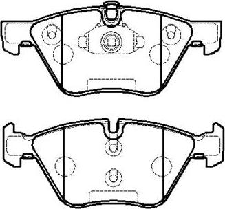 HELLA T1448 - Kit de plaquettes de frein, frein à disque cwaw.fr