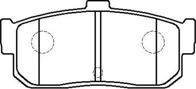 HSB Gold HP9052 - Kit de plaquettes de frein, frein à disque cwaw.fr