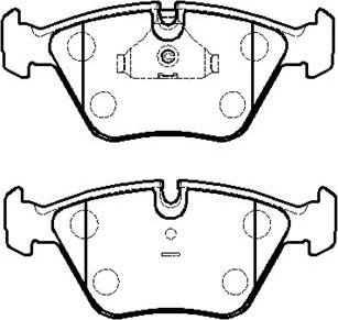 Metzger 027010 - Kit de plaquettes de frein, frein à disque cwaw.fr