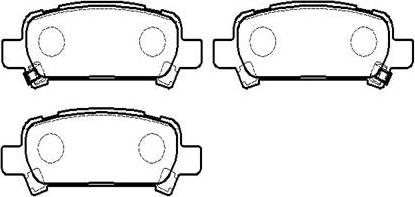 BENDIX 572424 - Kit de plaquettes de frein, frein à disque cwaw.fr