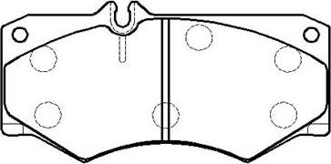 HSB Gold HP9329 - Kit de plaquettes de frein, frein à disque cwaw.fr