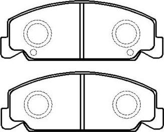 Roadhouse 2182.02 - Kit de plaquettes de frein, frein à disque cwaw.fr