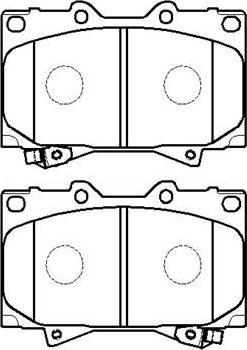 Meyle MBP0372 - Kit de plaquettes de frein, frein à disque cwaw.fr