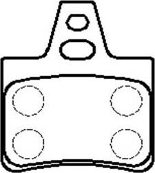 Spidan 31738 - Kit de plaquettes de frein, frein à disque cwaw.fr