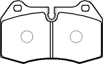 HSB Gold HP5189 - Kit de plaquettes de frein, frein à disque cwaw.fr