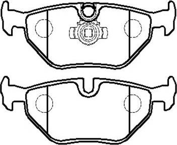 BENDIX 571936 - Kit de plaquettes de frein, frein à disque cwaw.fr