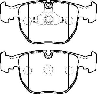 HSB Gold HP5187 - Kit de plaquettes de frein, frein à disque cwaw.fr