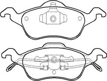 HELLA 530032745 - Kit de plaquettes de frein, frein à disque cwaw.fr