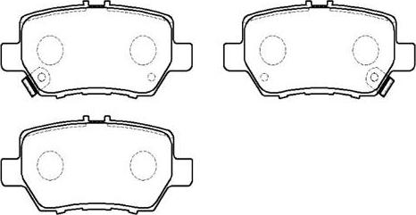 HSB Gold HP5170 - Kit de plaquettes de frein, frein à disque cwaw.fr