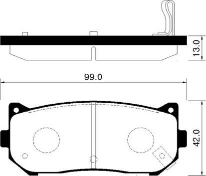 Spidan 32956 - Kit de plaquettes de frein, frein à disque cwaw.fr