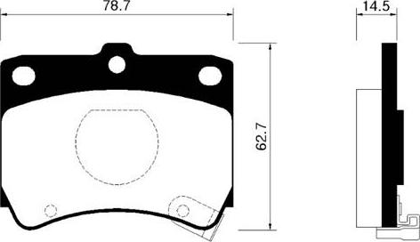 Lemförder 26205 - Kit de plaquettes de frein, frein à disque cwaw.fr