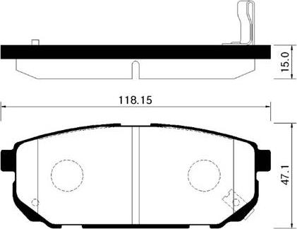 Quinton Hazell 7562 - Kit de plaquettes de frein, frein à disque cwaw.fr