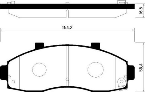 HSB Gold HP1013 - Kit de plaquettes de frein, frein à disque cwaw.fr