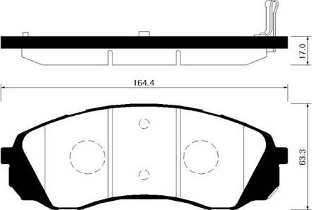 Stellox 000 079-SX - Kit de plaquettes de frein, frein à disque cwaw.fr