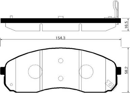 Ashuki 1080-0130O - Kit de plaquettes de frein, frein à disque cwaw.fr