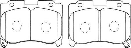 HSB Gold HP8470 - Kit de plaquettes de frein, frein à disque cwaw.fr