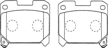 HSB Gold HP8471 - Kit de plaquettes de frein, frein à disque cwaw.fr