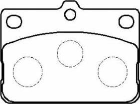 HSB Gold HP8473 - Kit de plaquettes de frein, frein à disque cwaw.fr