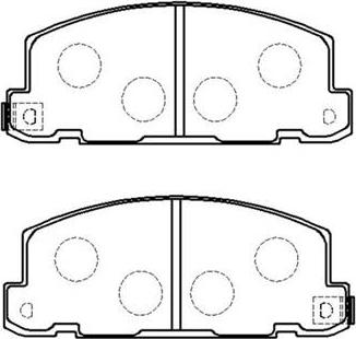 HELLA T0015 - Kit de plaquettes de frein, frein à disque cwaw.fr