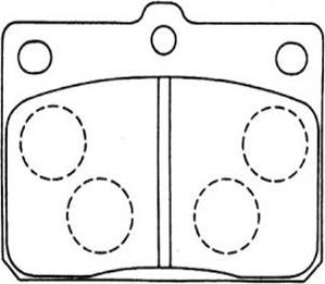 HSB Gold HP8148 - Kit de plaquettes de frein, frein à disque cwaw.fr