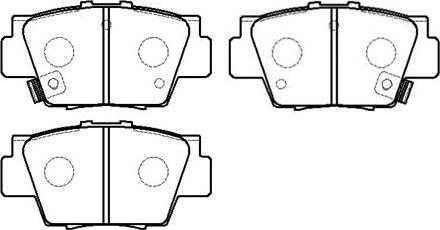 HSB Gold HP8170 - Kit de plaquettes de frein, frein à disque cwaw.fr