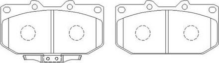 HSB Gold HP8360 - Kit de plaquettes de frein, frein à disque cwaw.fr