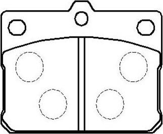 HSB Gold HP8294 - Kit de plaquettes de frein, frein à disque cwaw.fr