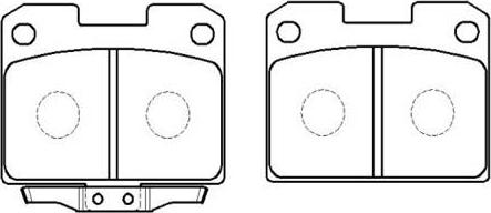 HSB Gold HP8297 - Kit de plaquettes de frein, frein à disque cwaw.fr