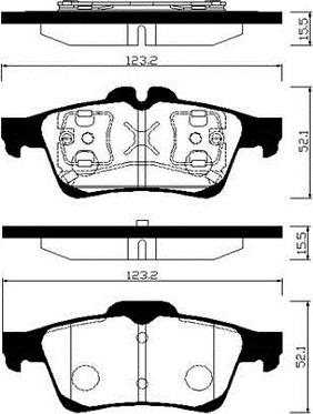 ATE 607287 - Kit de plaquettes de frein, frein à disque cwaw.fr