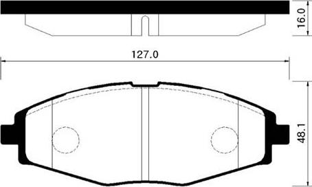 Filtron FB210313 - Kit de plaquettes de frein, frein à disque cwaw.fr