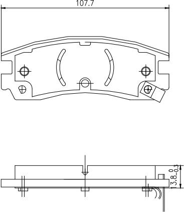 HUSCH JL0961 - Kit de plaquettes de frein, frein à disque cwaw.fr