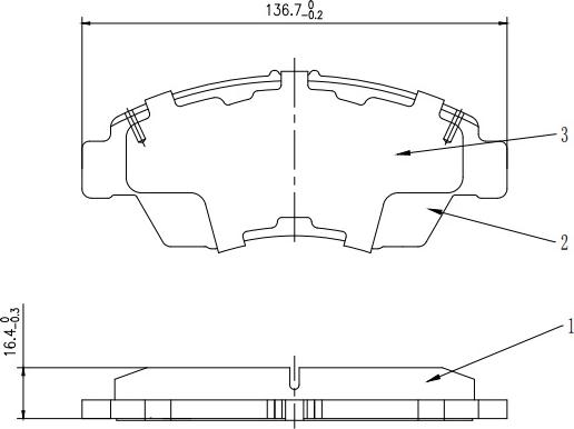 HUSCH JL0962 - Kit de plaquettes de frein, frein à disque cwaw.fr