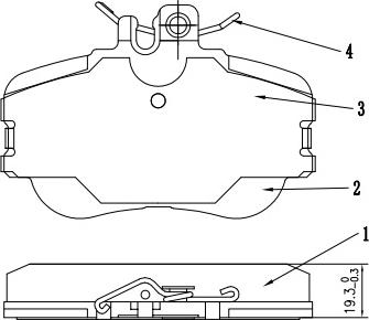 HUSCH JL0411 - Kit de plaquettes de frein, frein à disque cwaw.fr