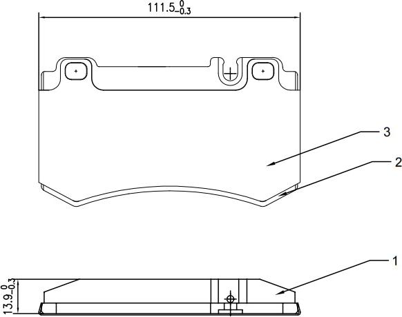 HUSCH JL0413 - Kit de plaquettes de frein, frein à disque cwaw.fr