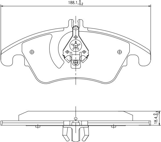 HUSCH JL0420 - Kit de plaquettes de frein, frein à disque cwaw.fr