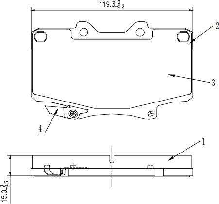 HUSCH JL0470 - Kit de plaquettes de frein, frein à disque cwaw.fr