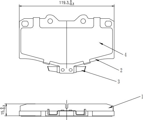 HUSCH JL0472 - Kit de plaquettes de frein, frein à disque cwaw.fr