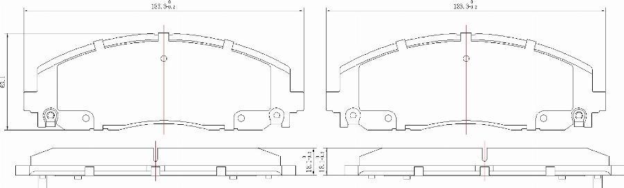 HUSCH JL0514 - Kit de plaquettes de frein, frein à disque cwaw.fr