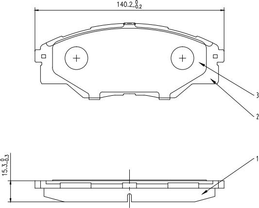 HUSCH JL0640 - Kit de plaquettes de frein, frein à disque cwaw.fr