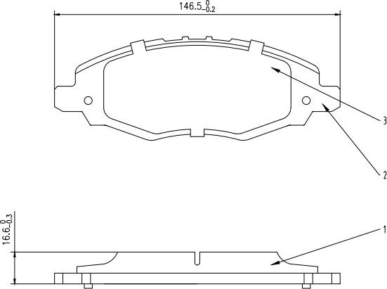 HUSCH JL0688 - Kit de plaquettes de frein, frein à disque cwaw.fr