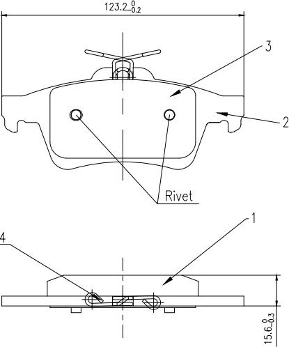 HUSCH JL0041 - Kit de plaquettes de frein, frein à disque cwaw.fr