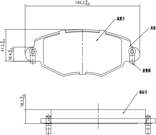 HUSCH JL0042 - Kit de plaquettes de frein, frein à disque cwaw.fr