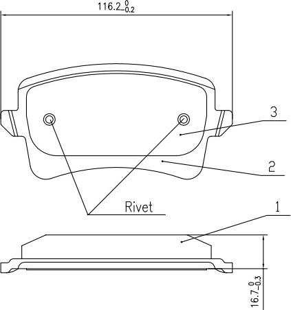 HUSCH JL0069 - Kit de plaquettes de frein, frein à disque cwaw.fr